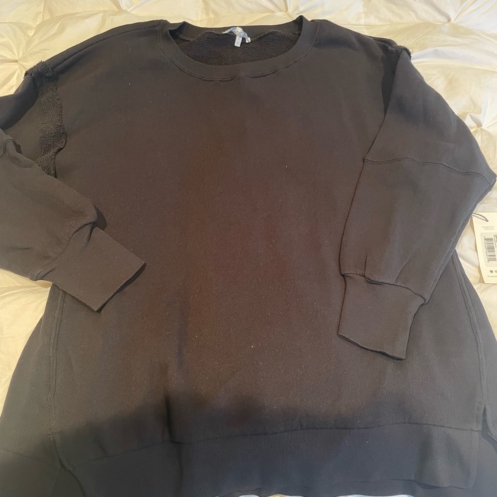 Oversized sweatshirt in black